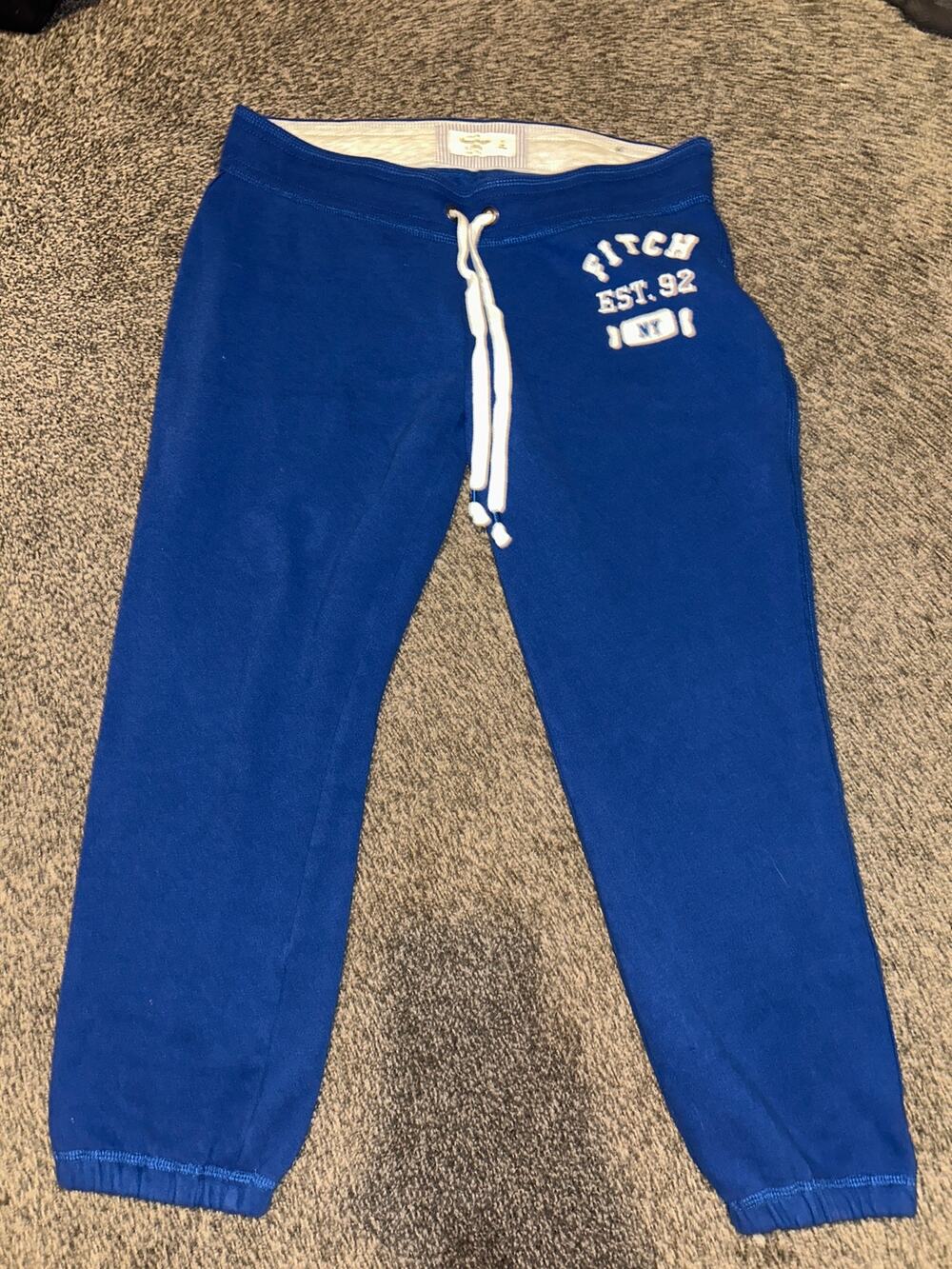 Vintage Y2K Abercrombie and fitch woman’s M blue sweats